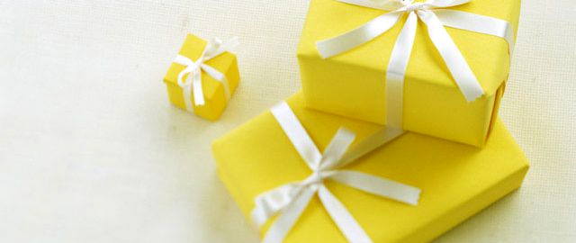 早い段階で贈ること